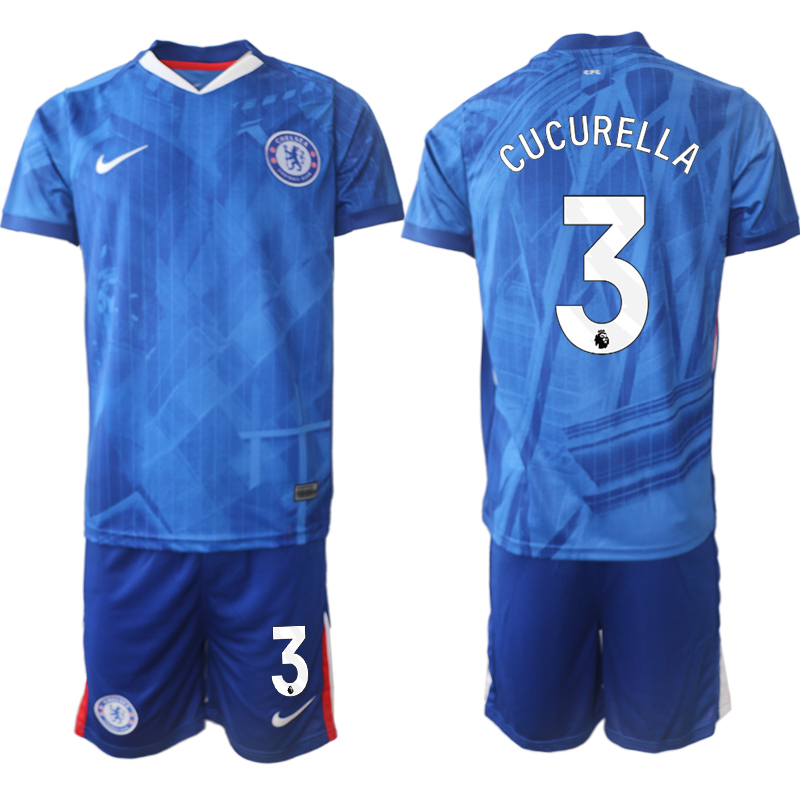 Men 2025-2026 Club Chelsea FC home Blue 3 Soccer Jersey